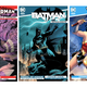 The covers of Superman: Man of Tomorrow, Batman: Gotham Nights, and Wonder Woman: Agent of Peace.